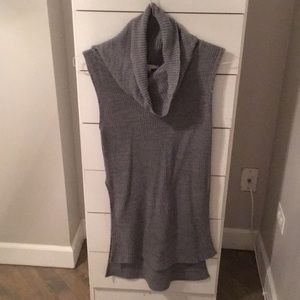 Grey sweater tunic